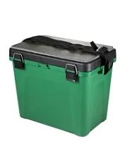 ЯЩИК ЗИМНИЙ, зеленый малый "ТРИ КИТА" (4 отделения для приманок )  (310*360*240)