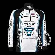 Футболка SPRUT Team of Anglers (синий, с длинным рукавом/White/Black/Blue) р.L