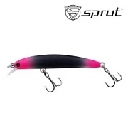 Воблер SPRUT Fudzi 60S-BKPN 60mm 3.3gr загл.0.5-1.0m sinking