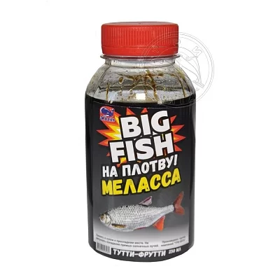 Меласса "BIG FISH - НА ПЛОТВУ!" "ТУТТИ-ФРУТТИ" 250МЛ