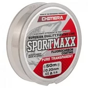 Леска CHIMERA SPORTMAXX Fluorocarbon Coating Pure Transparent 50m 0.14mm