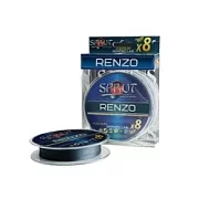 Шнур SPRUT RENZO Soft Premium Braided Line х 8 Space Grаy 95m 0.12mm 10.9kg