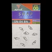 Карабин SPRUT SN-04 BN №00/4kg New hooked snap (уп.8шт)