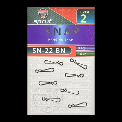 Карабин SPRUT SN-22 BN №2/14kg Hanging snap (уп.8шт)