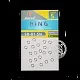 Кольцо заводное SPRUT SR-01 SN №5/8kg Split ring silver nickel (уп.20шт)