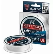 Шнур SPRUT KEITARO Ultra Light Braided Line х 4 Crystal White 95m 0.06mm 4.95kg