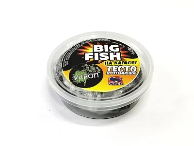 Тесто готовое в баночках "BIG FISH" НА КАРАСЯ +  "УКРОП" 100гр.