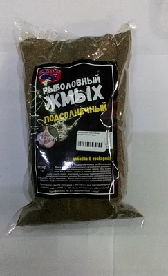 МАКУХА молотая (жмых подсолнечника) "ЧЕСНОК" 500гр.