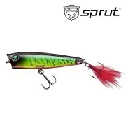 Воблер SPRUT Hikari Pop 3D 65TW-LGRT 65mm 7gr top water