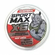 Шнур плетеный CHIMERA SPORTMAXX Deep Green X6 0.10mm 150m 10lb/4,54kg.