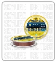Леска зимняя SPRUT SKYLINE FC Ice Tech CLASSIC 30m (Gold/0.105mm/1.95kg)