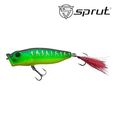 Воблер SPRUT Kurappi Pop 65TW-FT 65mm 9gr top water