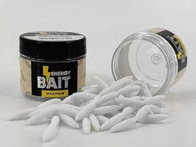 Искусств. насадка "ENERGY BAIT" ОПАРЫШ (ХL), цв. белый, ароматизир. (80шт)