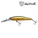 Воблер SPRUT Ayu 90F-GBK 90mm 12gr загл.2.5-4.0m floating