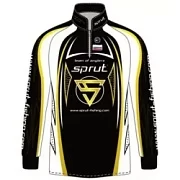 Футболка SPRUT Team of Anglers II (Limited Edition) (с Длинным Рукавом/Black/White/Gold) р. S