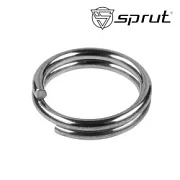 Кольцо заводное SPRUT SR-01 SN №10/25kg Split ring silver nickel (уп.12шт)