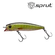Воблер SPRUT Okami 90F-PK 90mm 12gr загл.0.1-0.5m floating