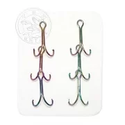 Крючок Sprut двойной Kiba SD-36 CHT №6 (Double Round Bend Hook CHT) (уп,6шт)