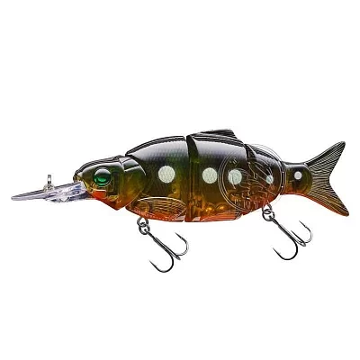Воблер SPRUT Namazu 120F-GGRP-UV 120mm 30gr загл.1.0.-2.0m floating