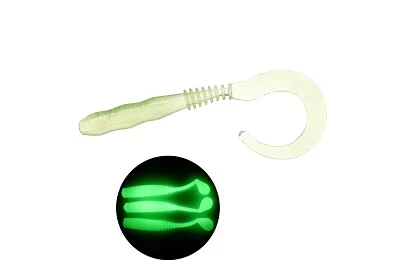 Приманка мягкая (CROXY) SKINNY CURLY 3,0'' цвет 07 (уп/7шт)
