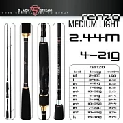 Спиннинг Sprut RENZO 244ML 4-21g 6-12lb SR802MLXFS