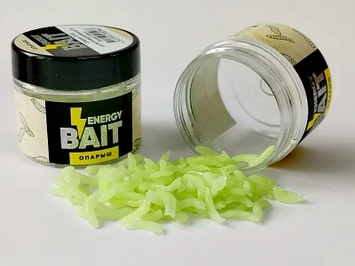Искусств. насадка "ENERGY BAIT" ОПАРЫШ (S-M), цв. светонакоп., ароматизир. (120шт)
