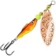 Блесна AQUA FISH LONG EXTRA-2, вес-12,0g, лепесток №2 (медь), цвет тела 05 (жел-оранж. флюр, медь) 124174