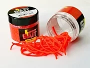 Искусств. насадка "ENERGY BAIT" МОТЫЛЬ (Прямой), L-5см, цв. оранж. FLUO, ароматизир. (50шт)