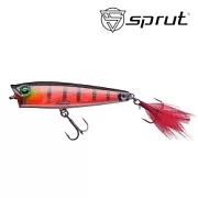 Воблер SPRUT Hikari Pop 3D 65TW-RP 65mm 7gr top water