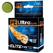 Плет. шнур PE ULTRA ELITE Z-8 0.12mm 135m (оливковая)