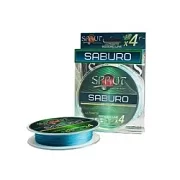 Шнур SPRUT SABURO Soft Ultimate Braided Line х 4 Sky Blue 140m 0.12mm 9.1kg