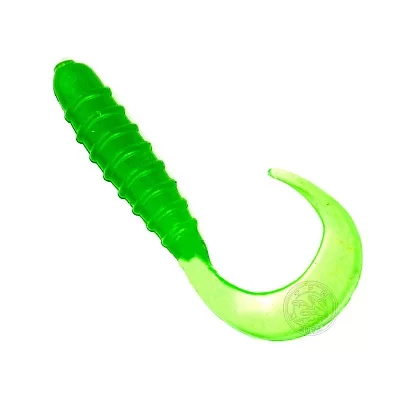 Силиконовая приманка ACTION PLASTICS Curl Tail Grub 4 - 020 (уп.10шт)