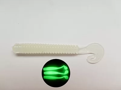 Приманка силиконовая (CROXY) G-TAIL TWIST LONG 2,5'' цвет 08 (уп/8шт)