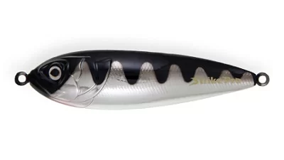 PST-02AS#A108E Блесна шумовая незацепляйка 55mm 7.2g одинарник, Blackback Chrome Red, Strike Pro Killer Profy 55S
