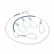 КУКАН метал.(трос) 5-ти карабиновый